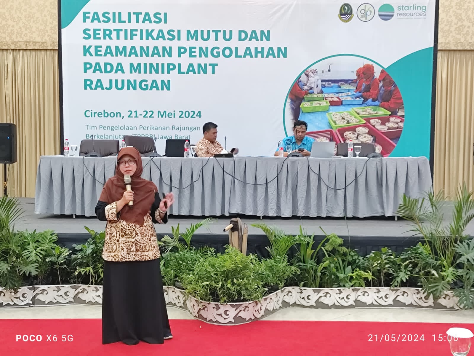 Fasilitasi Sertifikasi Mutu dan Keamanan Pengolahan pada Miniplan Rajungan, Cirebon 2024