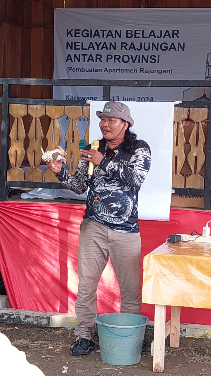Kegiatan Belabor Nelayan Rajungan Antar Provinsi (Pembuatan Apartemen Rajungan)